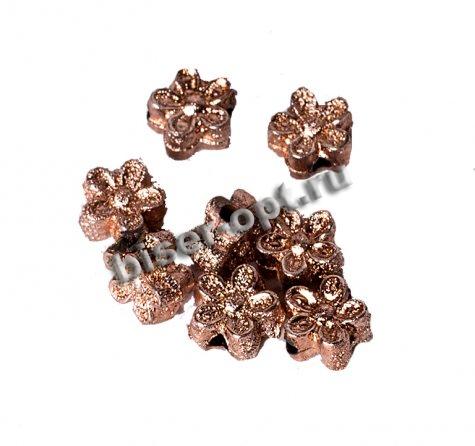 Бусины пластик SZ059 фольга
