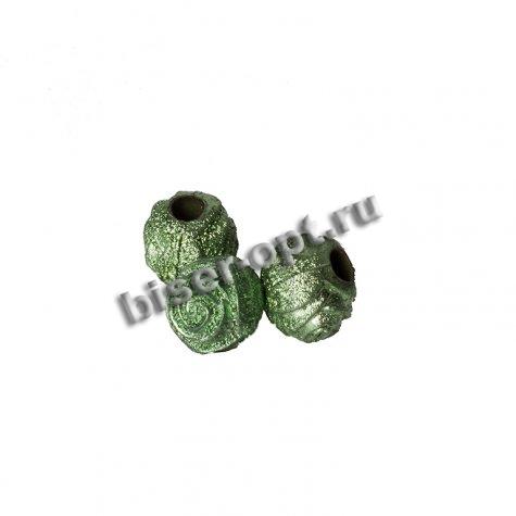 Бусины пластик SZ022 фольга