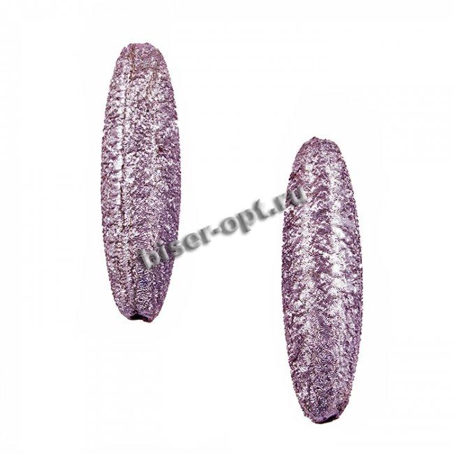 Бусины пластик SZ079 фольга "рис" 3*1см (10шт) цвет:A09-красный