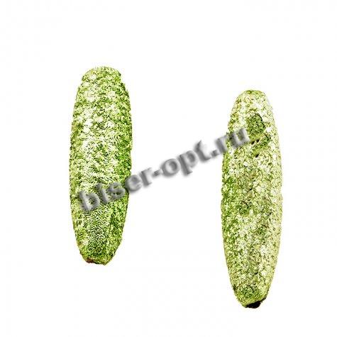Бусины пластик SZ079 фольга