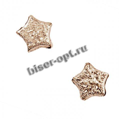 Бусины пластик SZ037 фольга