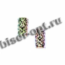 Бусины пластик AG007 радужные