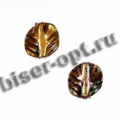 Бусины пластик AG025NQ радужные