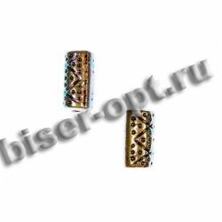 Бусины пластик AG006 радужные