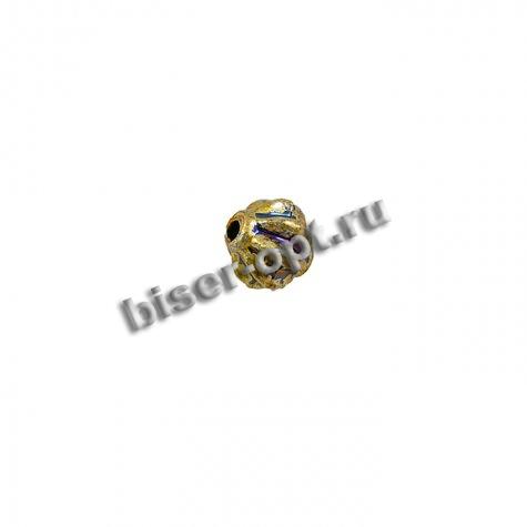 Бусины пластик AG002NT радужные