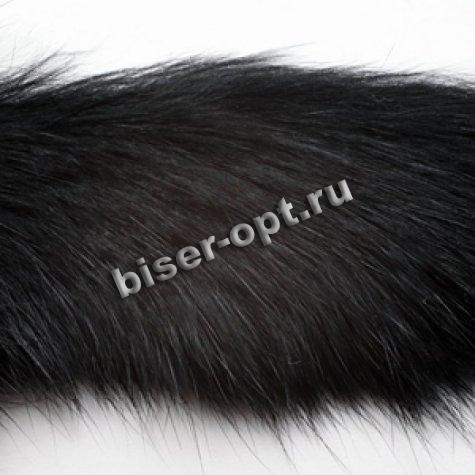 Тесьма - мех кролик FS 3089 15мм (10м) цвет:075-черный
