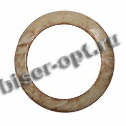 Кольцо из кокоса №46 L110=69мм (100шт) цвет:бежевый