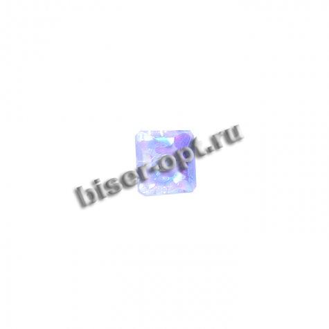 Пуговица FS4607 12*12мм 2 прокола (12шт) цвет:001-прозрачный