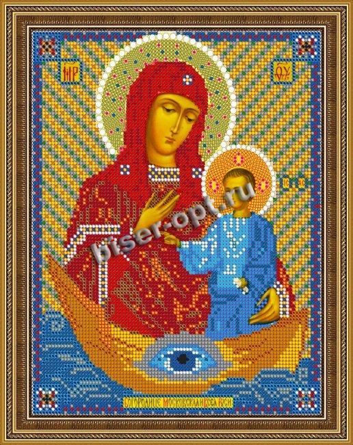 «Светлица» рисунок на ткани для вышивания бисером 399Р «Прсв.Бца Московская и Всея Руси» 19*24см (1шт) цвет:399Р