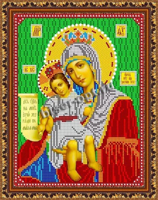 «Светлица» рисунок на ткани для вышивания бисером 309Р «Св. Достойно Есть» 19*24см (1шт) цвет:309Р