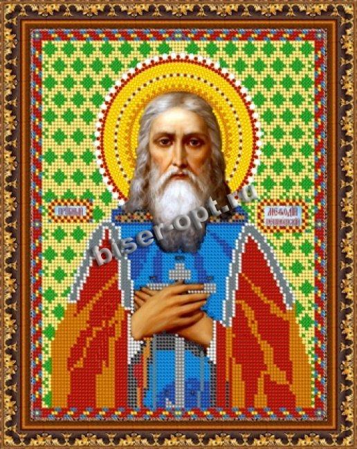«Светлица» рисунок на ткани для вышивания бисером 802Р «Св. Мефодий» 19*24см (1шт) цвет:802Р