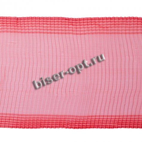 Лента капроновая гофрированная С1692 Г17 100-120мм (50м) цвет:079-коричневый