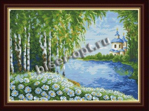 Схема с водорастворимым рисунком F383 для вышивания крестом 50*38,6см (1шт) цвет:арт.F383