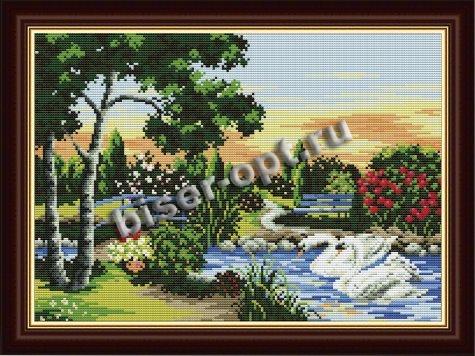 Схема с водорастворимым рисунком F331 для вышивания крестом 41*29см (1шт) цвет:арт.F331