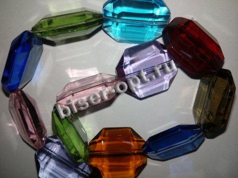 Бусины стекло 5502 граненые