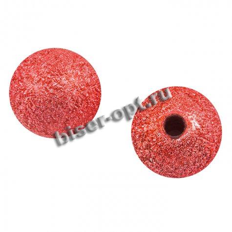 Бусины пластик SZ009 фольга d 16мм (10шт) цвет:A15-синий
