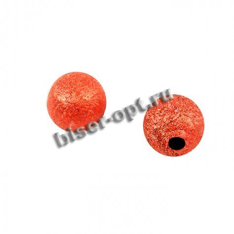 Бусины пластик SZ005 фольга d 8мм (20шт) цвет:A03-желтый