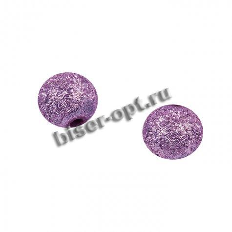 Бусины пластик SZ005 фольга d 8мм (20шт) цвет:A03-желтый