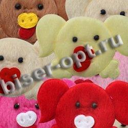 Нашивка объемная флис №3452