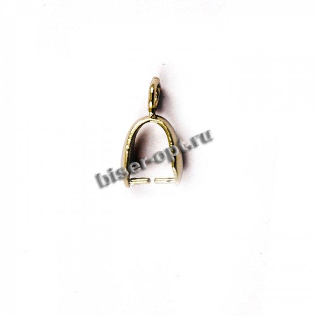Крепление для кулона FS3610 12*4мм (1000шт) цвет:золото