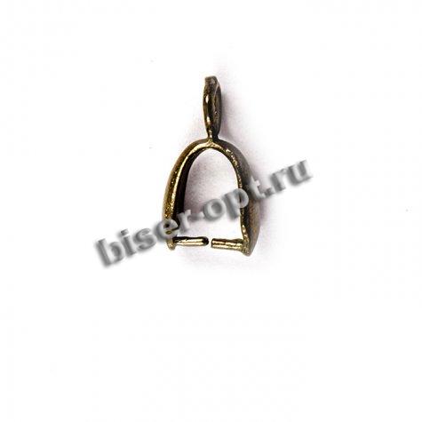 Крепление для кулона FS3610 12*4мм (1000шт) цвет:золото