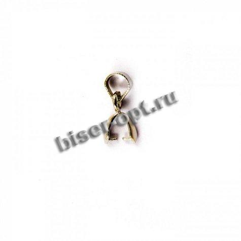 Крепление для кулона FS879 13*3мм (10шт) цвет:т.никель