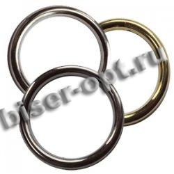 Кольцо пластик №190 d 3,0/3,9см (200шт) цвет:золото