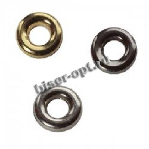 Кольцо пластик №175 d 0,45/1,0см (100шт) цвет:золото