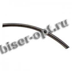 Трубочка металл FS2644 изогнутая гладкая 30*2мм (50шт) цвет:никель