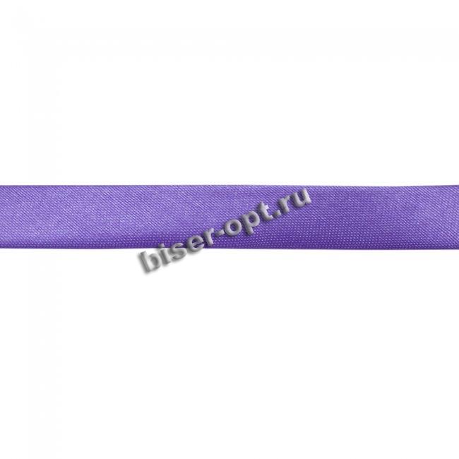 Косая бейка 5/8" 15мм (10боб*132м) цвет:180-фиолетовый