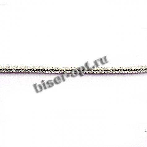 Цепочка для бижутерии FS2049 45-50см с карабином (10шт) цвет:серебро