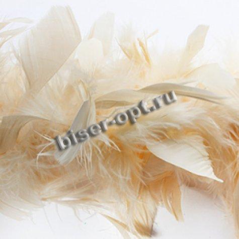 Боа перо 43гр (10шт) цвет:342-хаки
