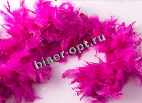 Боа перо 90гр (10шт) цвет:026-голубой