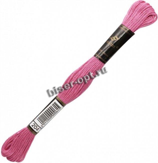 Мулине "Bestex" хлопок (24шт*8м) цвет:204