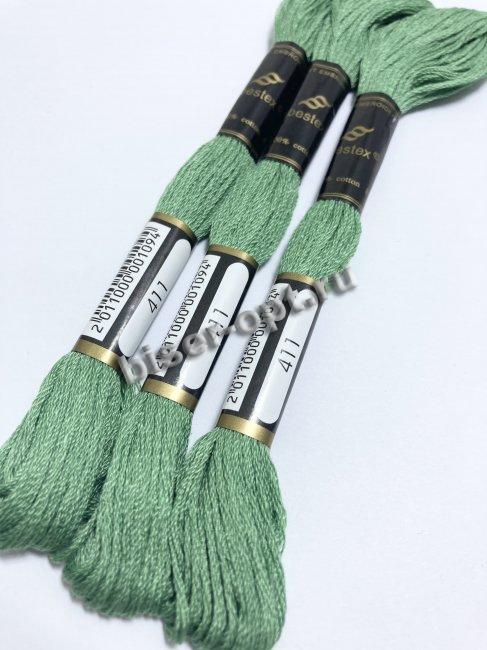 Мулине "Bestex" хлопок (24шт*8м) цвет:411