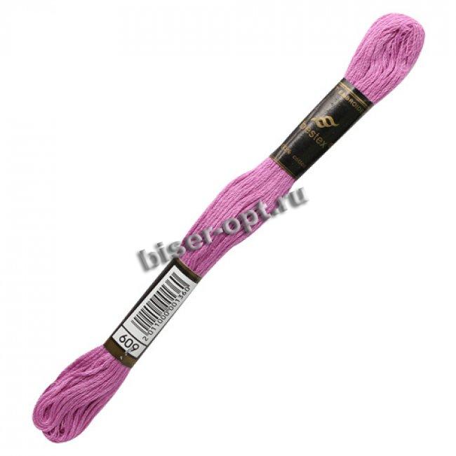 Мулине "Bestex" хлопок (24шт*8м) цвет:609