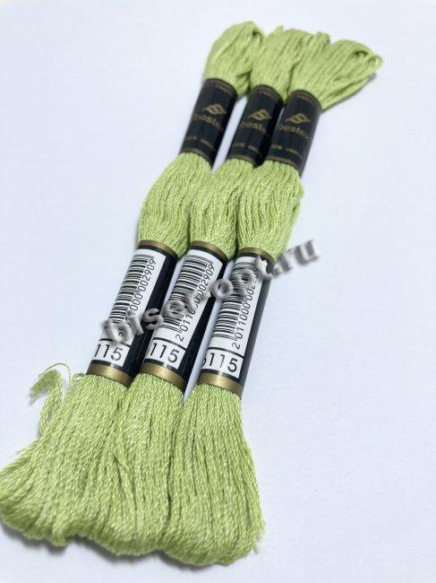 Мулине "Bestex" хлопок (24шт*8м) цвет:6115