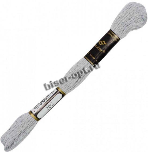 Мулине "Bestex" хлопок (24шт*8м) цвет:752