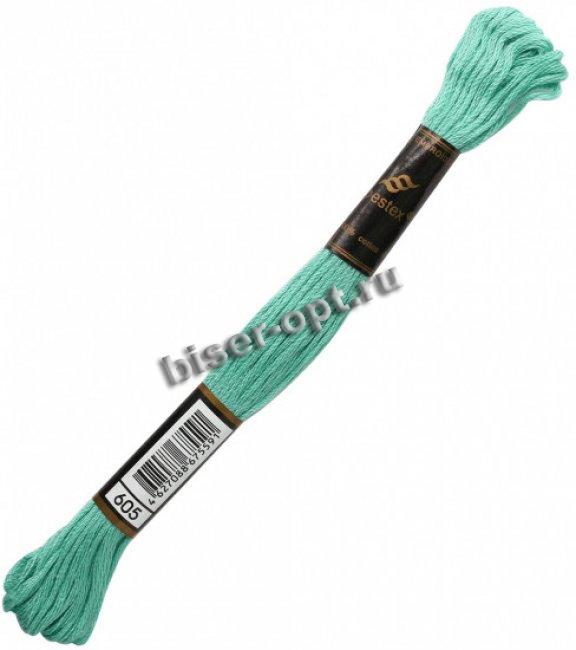 Мулине "Bestex" хлопок (3шт*8м) цвет:605