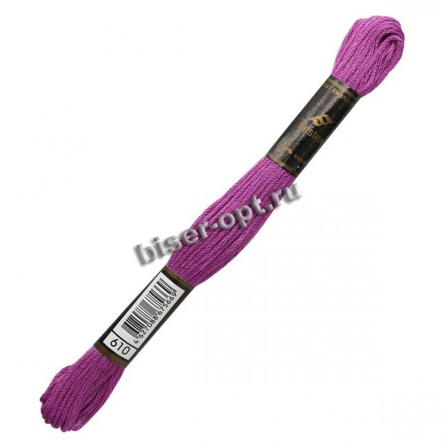 Мулине "Bestex" хлопок (3шт*8м) цвет:610