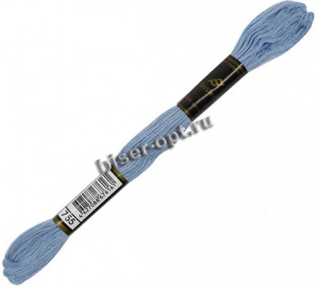 Мулине "Bestex" хлопок (3шт*8м) цвет:755