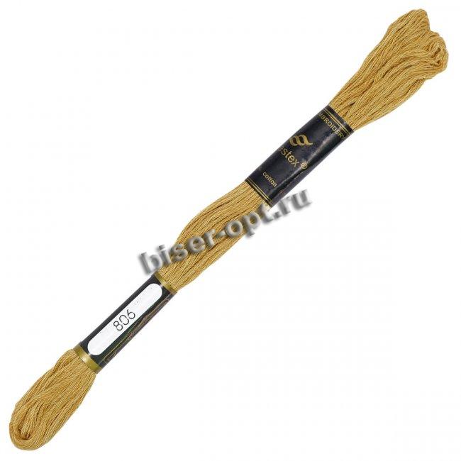 Мулине "Bestex" хлопок (3шт*8м) цвет:806