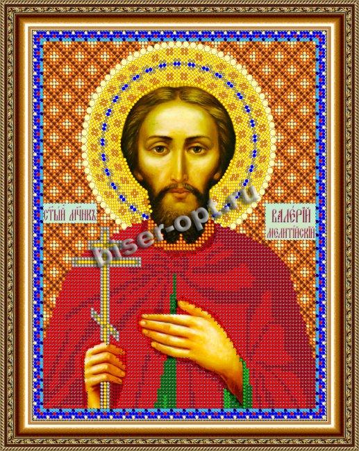 «Светлица» набор для вышивания бисером 7781 «Св. Валерий» бисер Китай 19*24см (1шт) цвет:7781