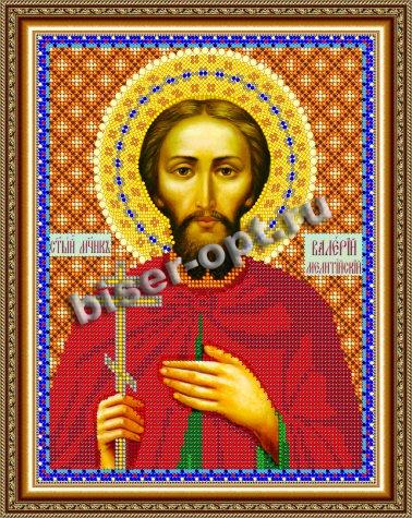 «Светлица» набор для вышивания бисером 7781 «Св. Валерий» бисер Китай 19*24см (1шт) цвет:7781