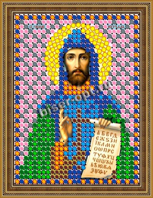«Светлица» рисунок на ткани для вышивания бисером 772Л «Св. Кирилл» 6*7,5см (5шт) цвет:772Л