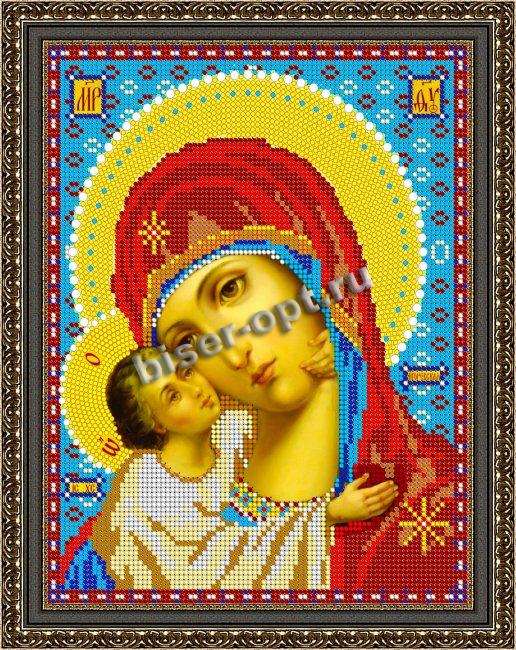 «Светлица» набор для вышивания бисером 7345 «Прсв.Бца Игоревская» бисер Китай 19*24см (1шт) цвет:7345