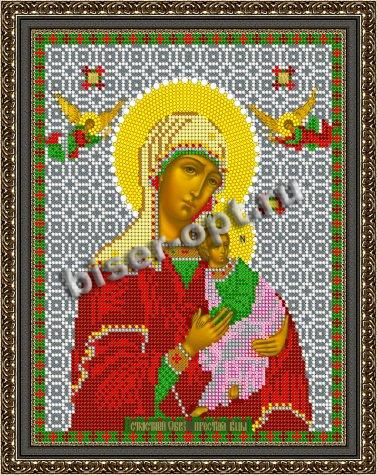 «Светлица» набор для вышивания бисером 7325 «Страстный образ Прсв. Бцы» бисер Китай 19*24см (1шт) цвет:7325