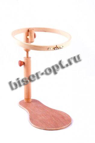 Пяльцы настольные с подставкой FR-01 d 21см (1шт) цвет:бук