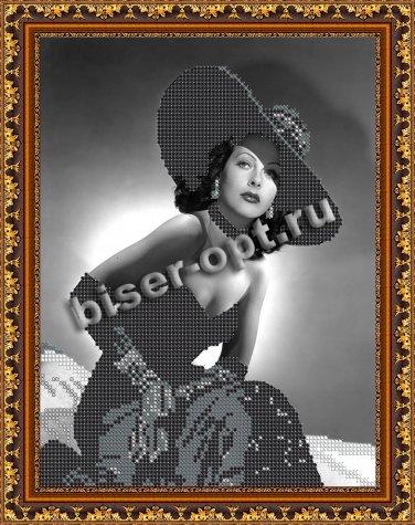«Светлица» набор для вышивания бисером №185 «Сеньорита» бисер Китай 22*19,1см (1шт) цвет:185