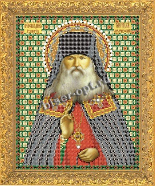 «Светлица» набор для вышивания бисером 8793 «Св. Гавриил» бисер Чехия 19*24см (1шт) цвет:8793